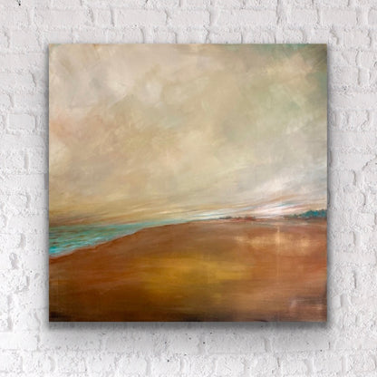 Golden - Original Seascape Painting by Jo Payne