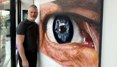 Eyeronic - Oil Painting by David Salmon