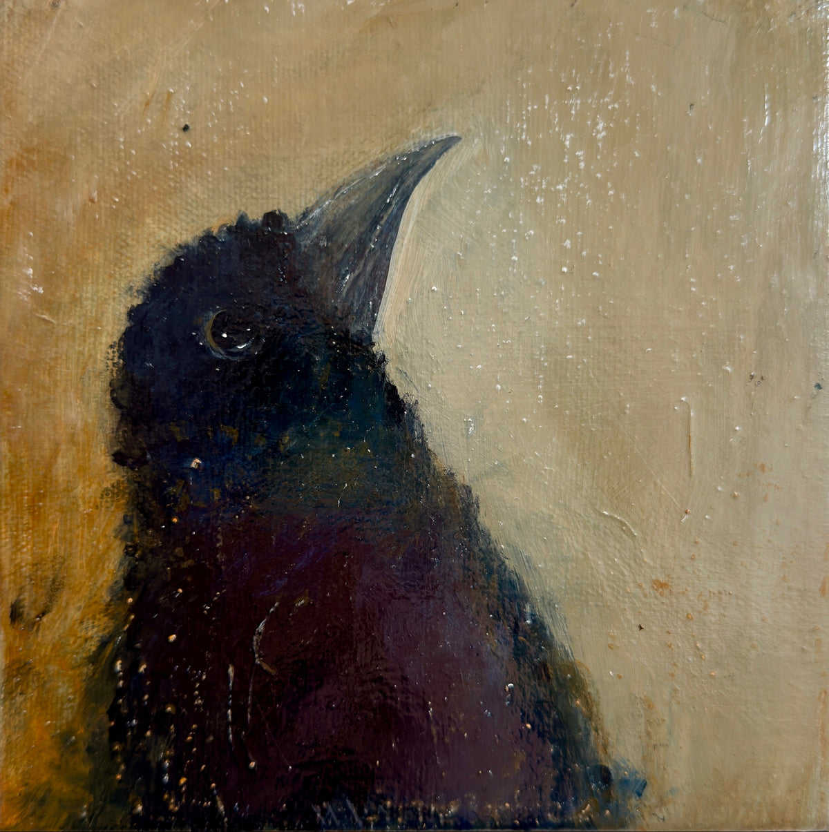 A Small Friend Crow Painting