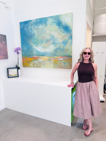 The Day We've Waited For painting by Vancouver Island artist Jo Payne