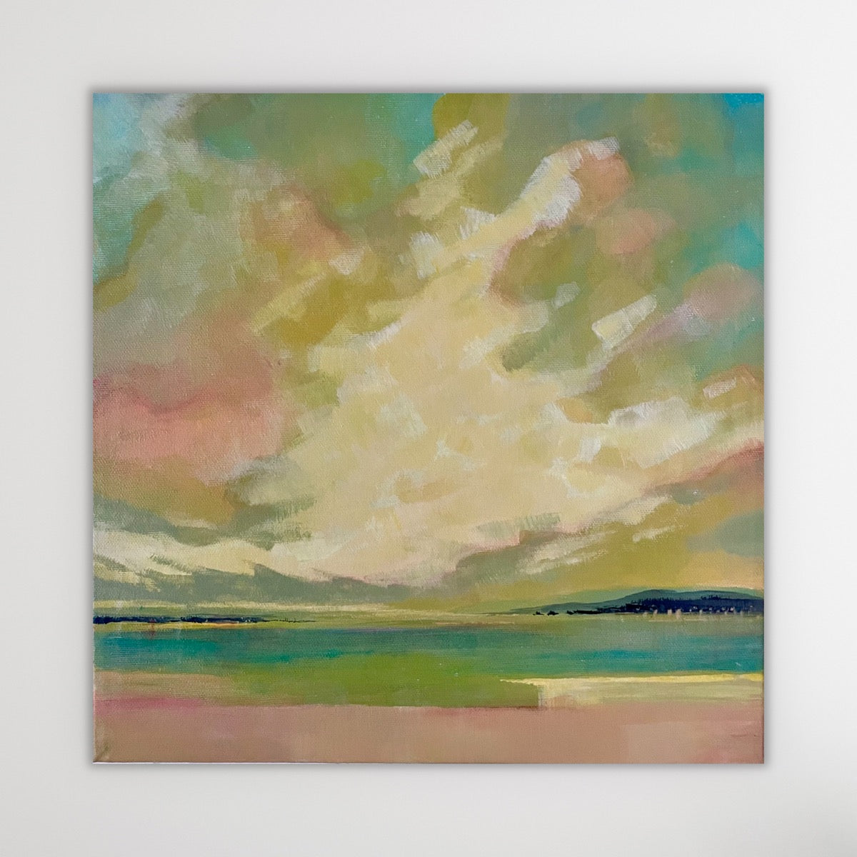 Raspberry Ripple - Original Painting by Jo Payne