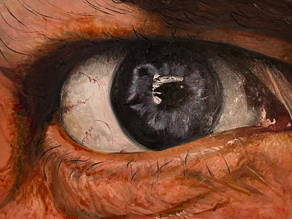 Eyeronic - Oil Painting by David Salmon